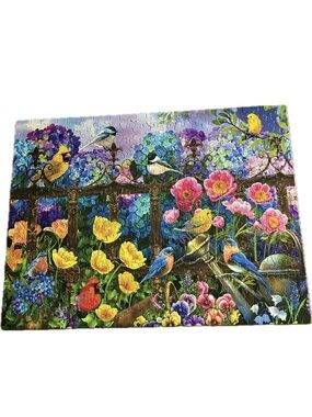 Vibrant Garden Bird Puzzle- 300 Pieces